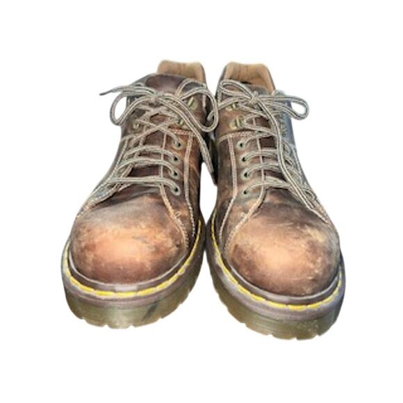 Docs Martens 10940 Grizzly Leather Chunky Lace Up Derby Mn’s Sz 14 Vtg